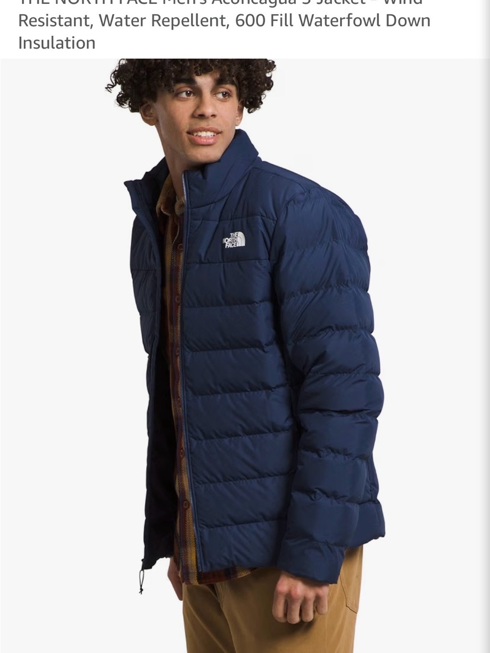 The North Face Men's Quilted Puffer Jacket - Navy